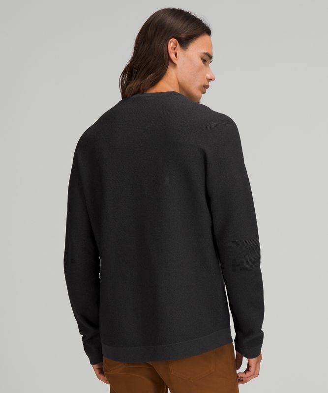 Lululemon AllAround Crewneck Sweater Tröjor Herr Svarta Mörkgrå | DUNO-75613