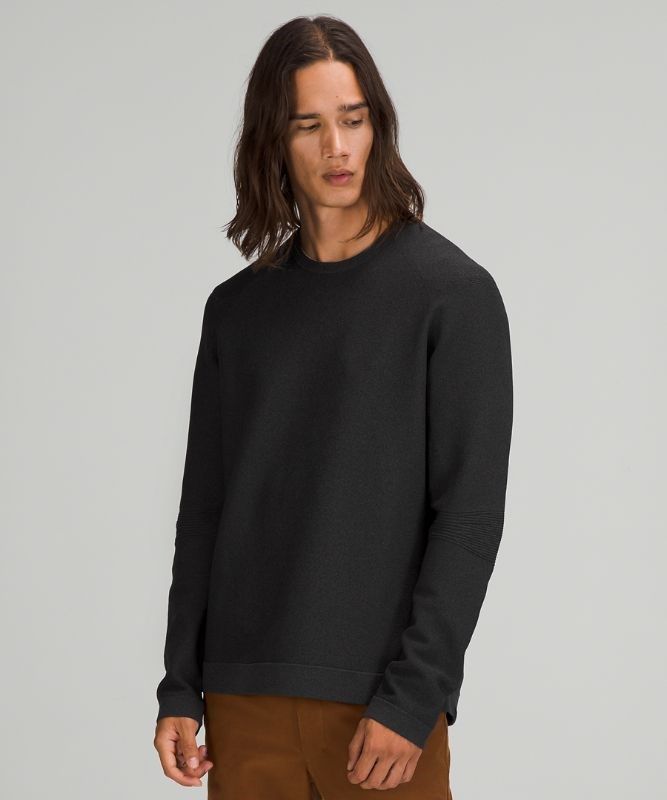 Lululemon AllAround Crewneck Sweater Tröjor Herr Svarta Mörkgrå | DUNO-75613