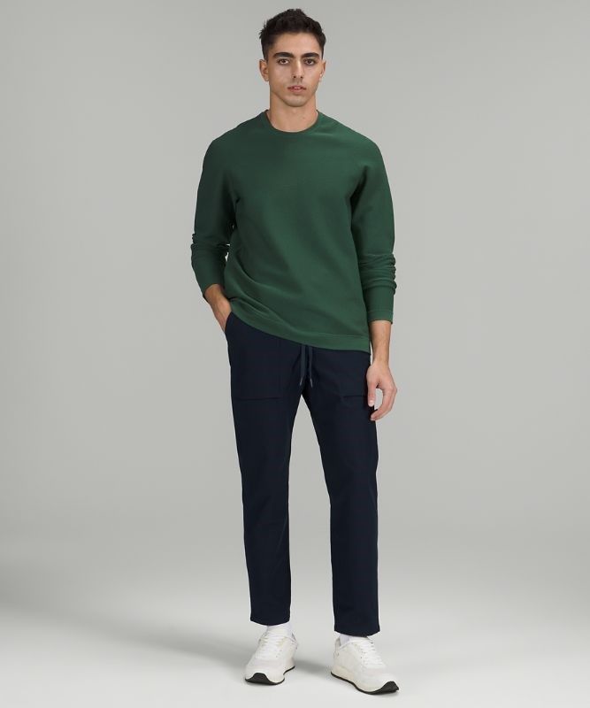 Lululemon AllAround Crewneck Sweater Tröjor Herr Mörkolivgröna Gröna | VNML-14738