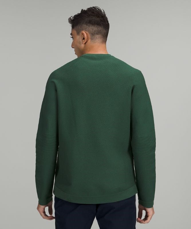 Lululemon AllAround Crewneck Sweater Tröjor Herr Mörkolivgröna Gröna | VNML-14738