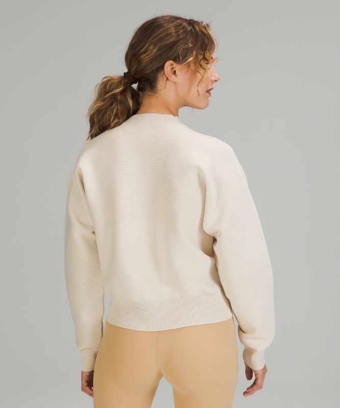 Lululemon AllAround Crewneck Sweater Tröjor Dam Vita | TJUP-96302