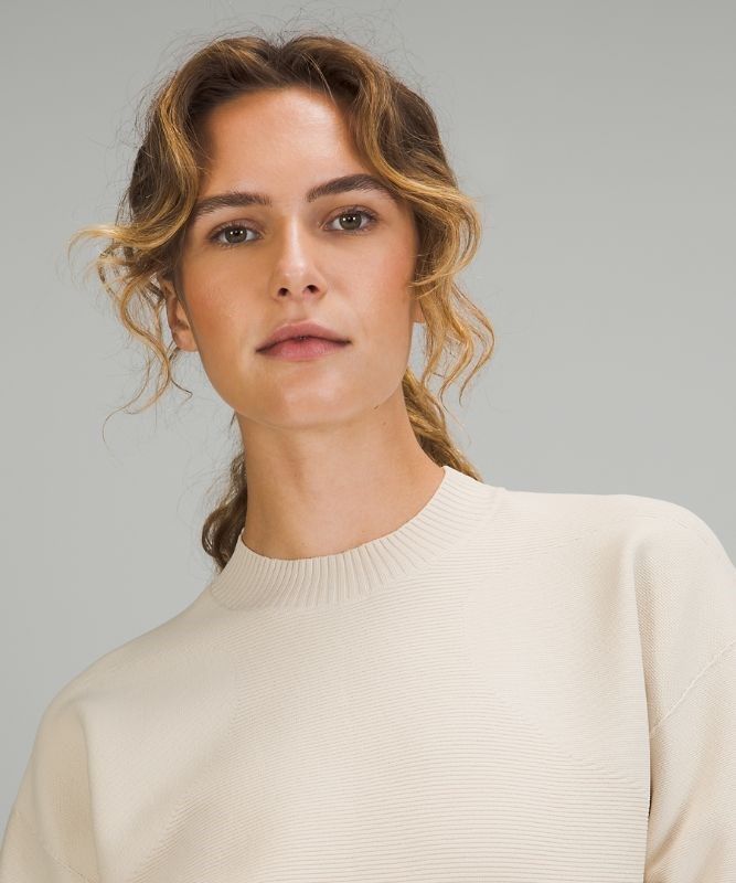 Lululemon AllAround Crewneck Sweater Tröjor Dam Vita | TJUP-96302