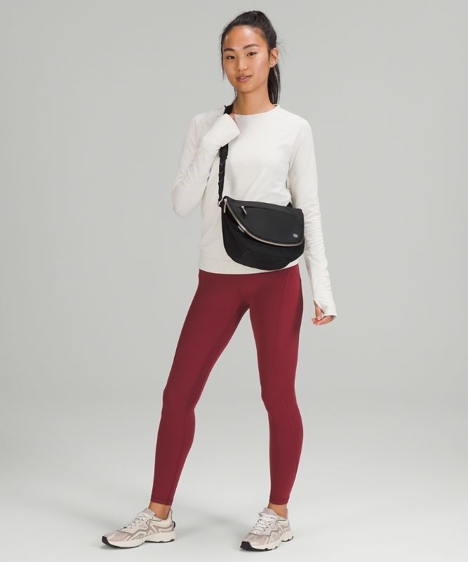 Lululemon All Night Festival Bag Zip Top Väskor Accessories Svarta | SDCE-08713