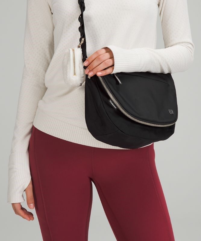Lululemon All Night Festival Bag Zip Top Väskor Accessories Svarta | SDCE-08713