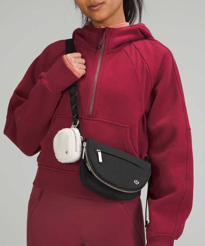 Lululemon All Night Micro Festival Bag Zip Top Väskor Accessories Svarta | OVYD-39468