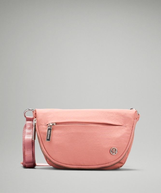 Lululemon All Night Micro Festival Bag Zip Top Väskor Accessories Rosa | VMEQ-19360