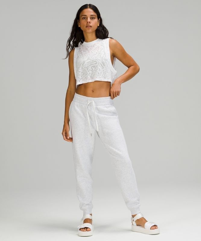 Lululemon All Yours Crop Tank Top Veil Blast Dam Vita | OGWE-61084