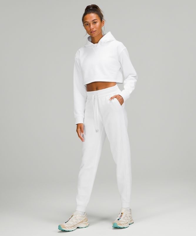 Lululemon All Yours Cropped Hoodie Hoodie Dam Vita | QAPU-04138