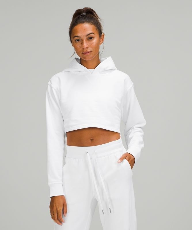Lululemon All Yours Cropped Hoodie Hoodie Dam Vita | QAPU-04138