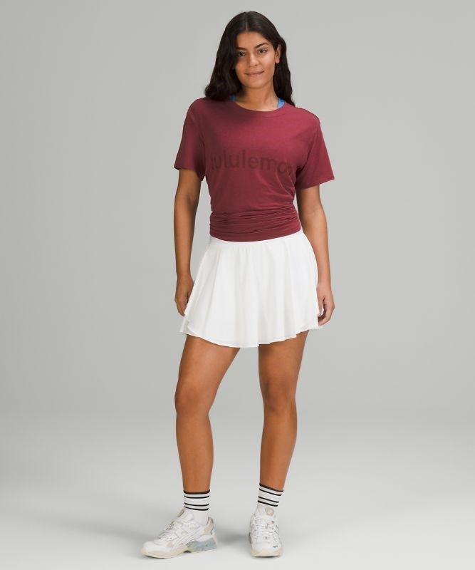 Lululemon All Yours Graphic Short Sleeve T-Shirt Blast Dam Vinröda | HIBG-32547