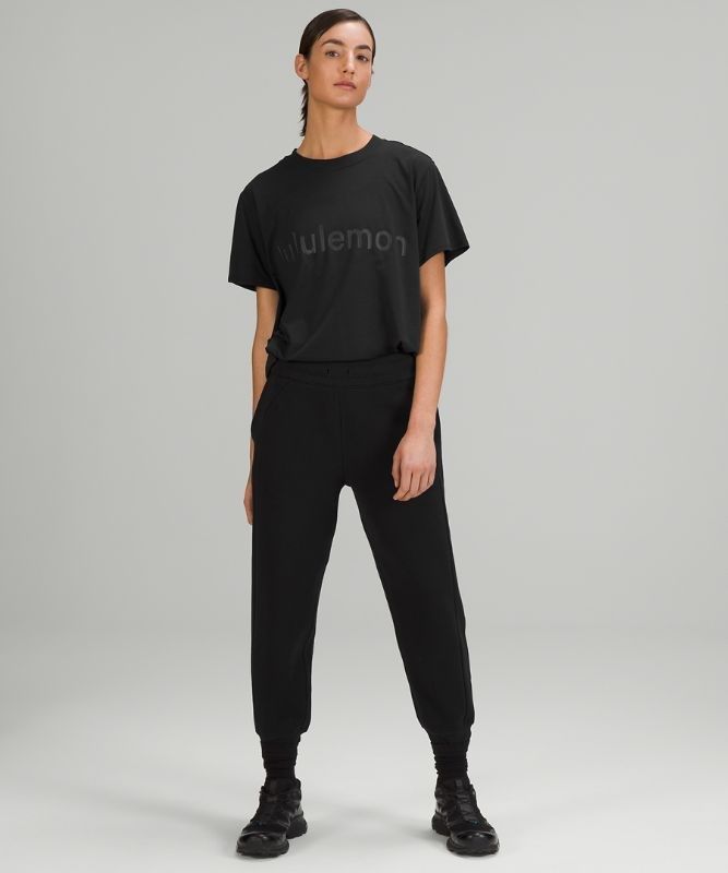 Lululemon All Yours Graphic Short Sleeve T-Shirt Blast Dam Svarta | GCHW-75086