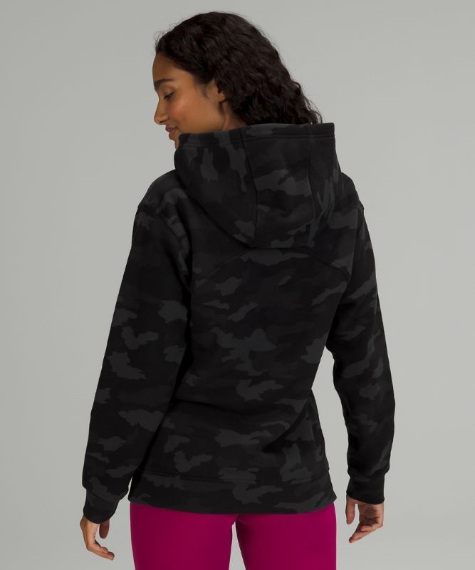 Lululemon All Yours Hoodie French Terry Hoodie Dam Camo Svarta Olika Färger | TLKF-56081