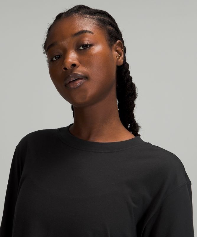 Lululemon All Yours Long Sleeve Shirt Blast Dam Svarta | RKWM-07854