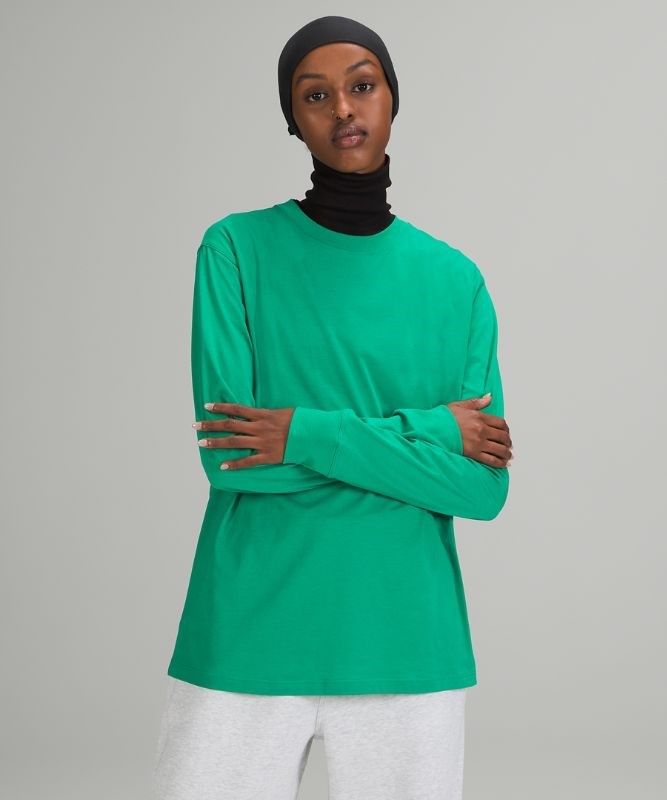 Lululemon All Yours Long Sleeve Shirt Blast Dam Turkos | JBUO-74026