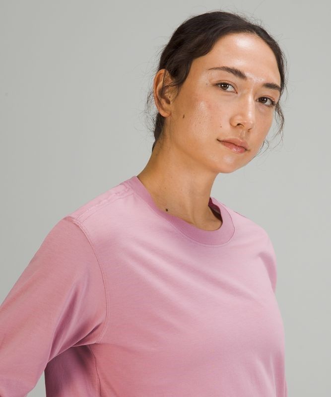 Lululemon All Yours Long Sleeve Shirt Blast Dam Rosa Grå Bruna | BWYF-63472