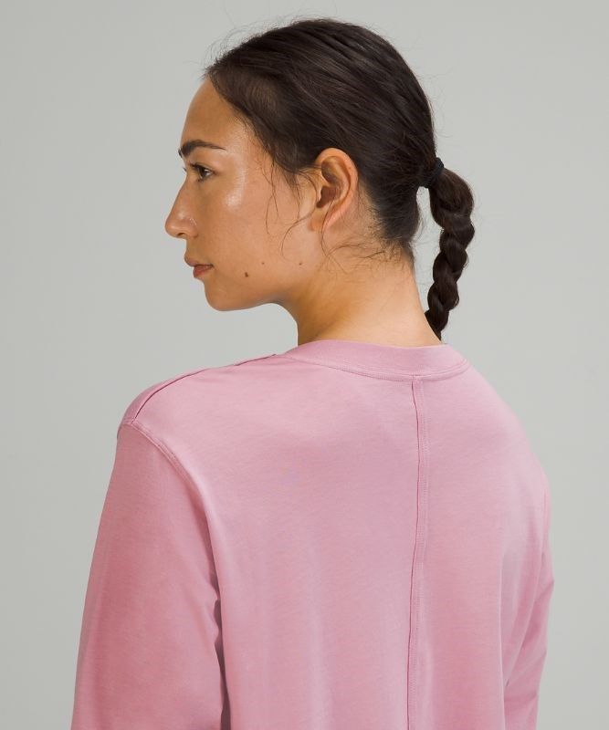 Lululemon All Yours Long Sleeve Shirt Blast Dam Rosa Grå Bruna | BWYF-63472