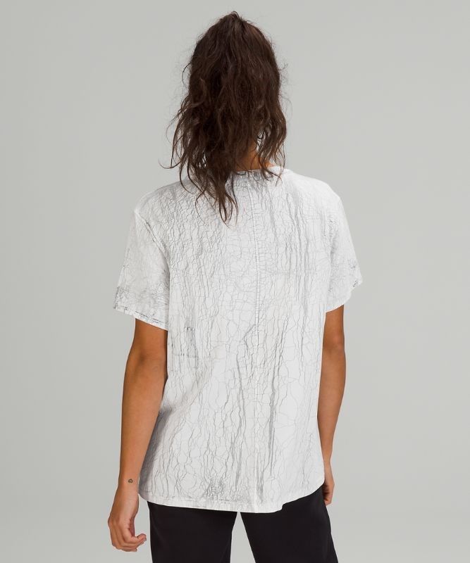 Lululemon All Yours Short Sleeve T-Shirt Vitasea Blast Dam Vita Svarta | OIHT-39145