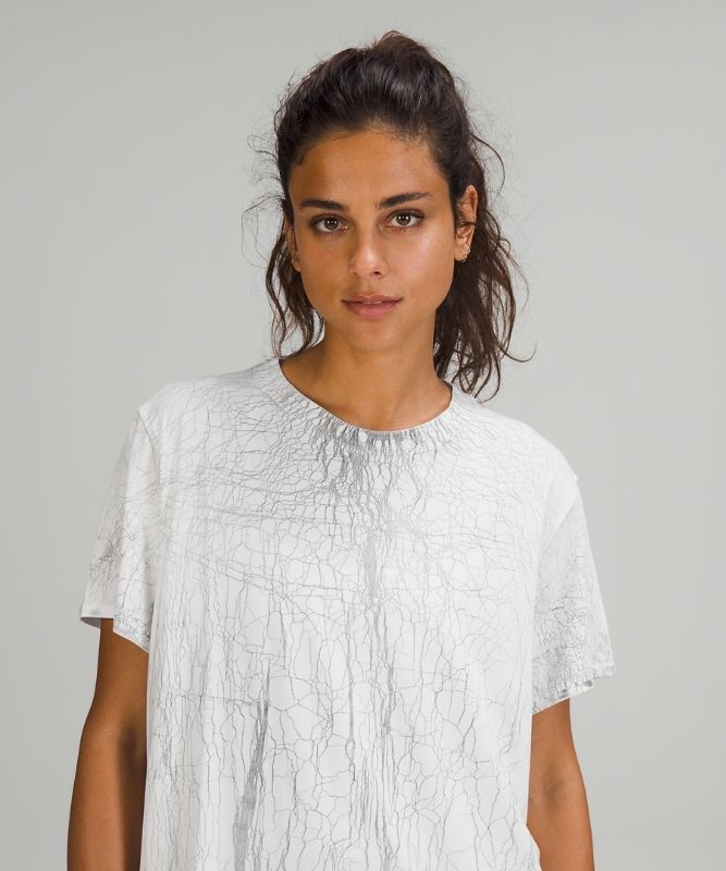 Lululemon All Yours Short Sleeve T-Shirt Vitasea Blast Dam Vita Svarta | OIHT-39145