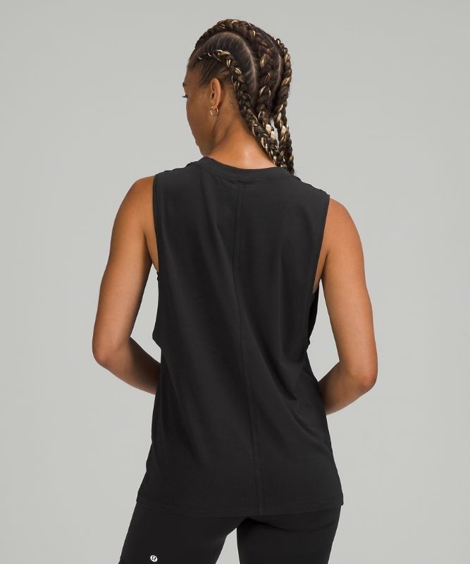 Lululemon All Yours Tank Blast Dam Svarta | QILU-70524