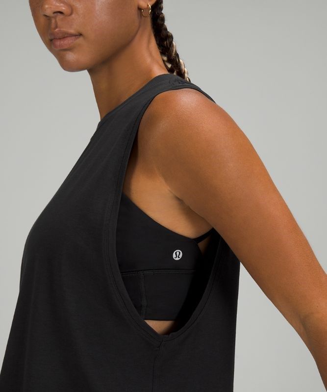 Lululemon All Yours Tank Blast Dam Svarta | QILU-70524