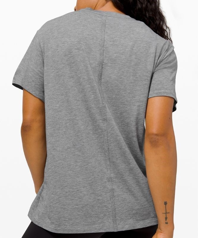 Lululemon All Yours Tee Blast Dam Grå | ZXMH-75930