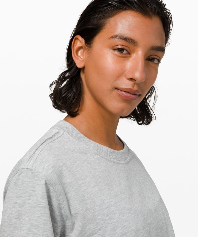 Lululemon All Yours Tee Blast Dam Ljusgrå | BLDU-73046