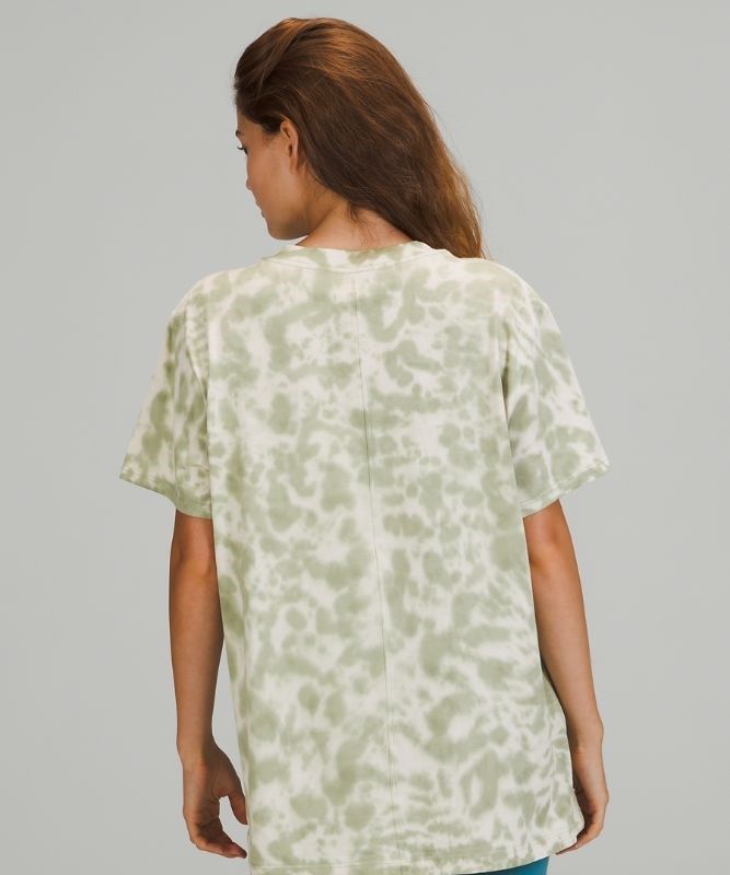 Lululemon All Yours Tee Blast Dam Vita Gröna | LGXW-09142