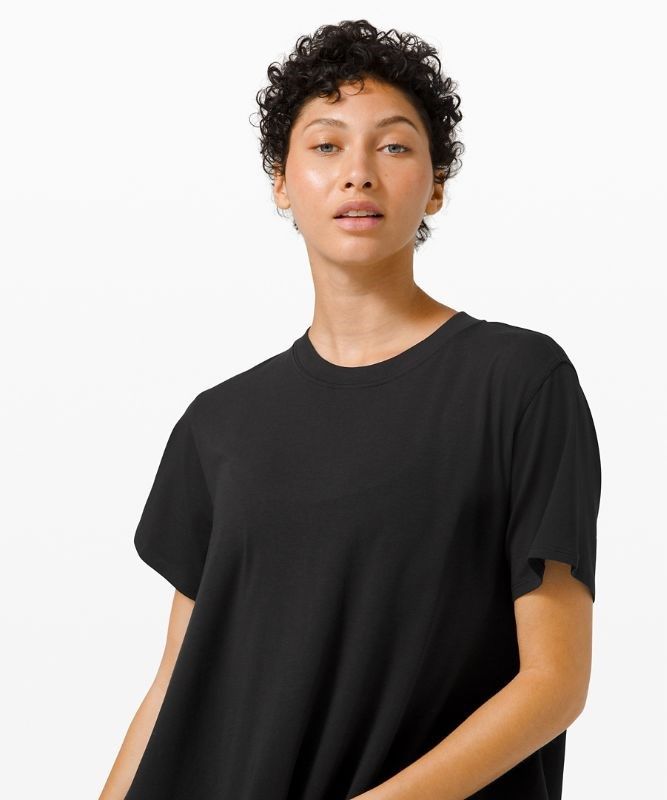 Lululemon All Yours Tee Dress Klänning Dam Svarta | PNXK-65023