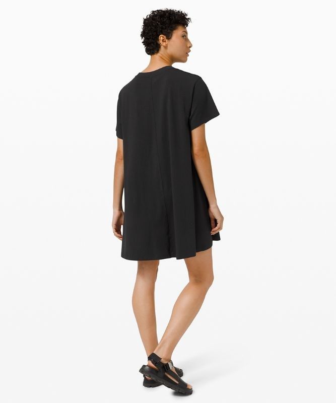Lululemon All Yours Tee Dress Klänning Dam Svarta | PNXK-65023