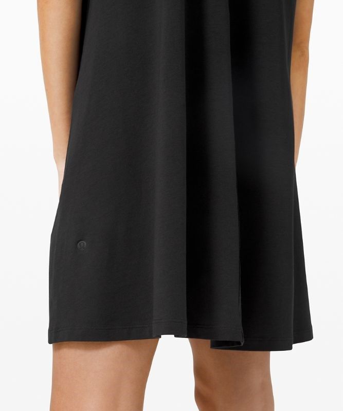 Lululemon All Yours Tee Dress Klänning Dam Svarta | PNXK-65023