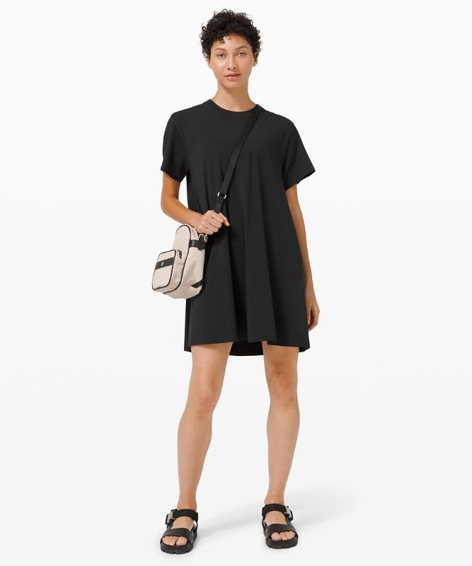 Lululemon All Yours Tee Dress Klänning Dam Svarta | PNXK-65023