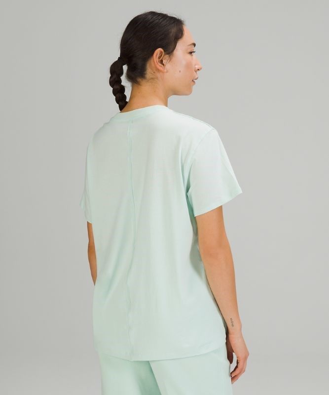 Lululemon All Yours Tee Pima Cotton Blast Dam Mintgröna | OYLE-97214