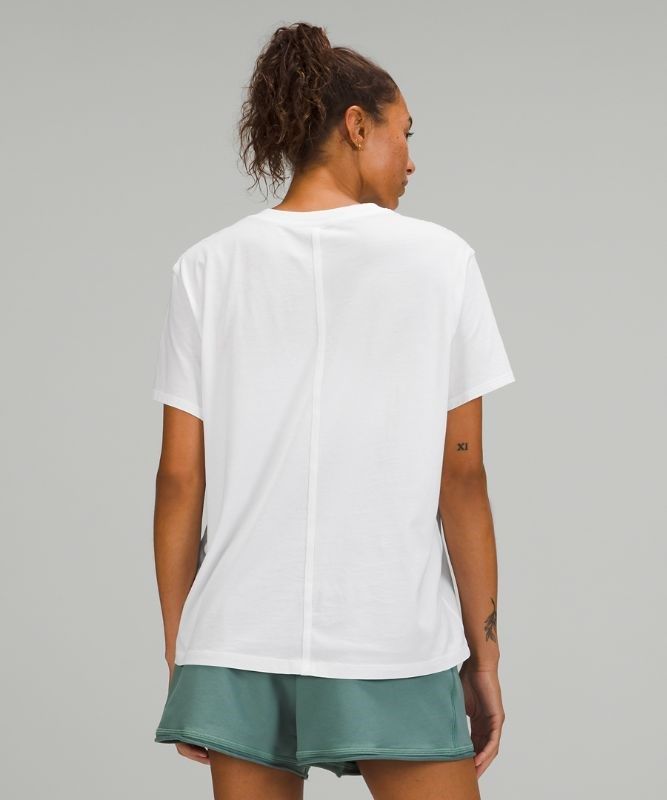 Lululemon All Yours Tee Pima Cotton Blast Dam Vita | THYS-08975