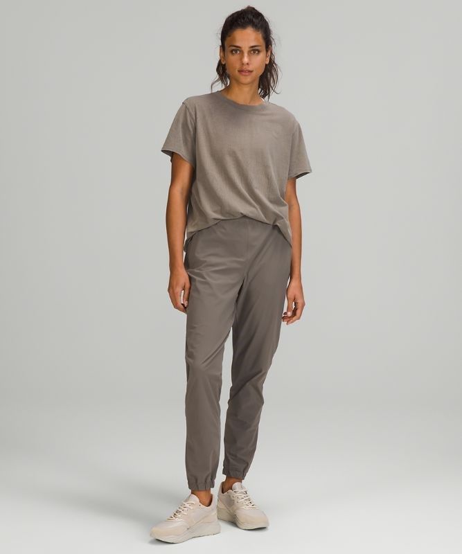 Lululemon All Yours Tee ThreadDye Blast Dam Svarta | QIBD-91803