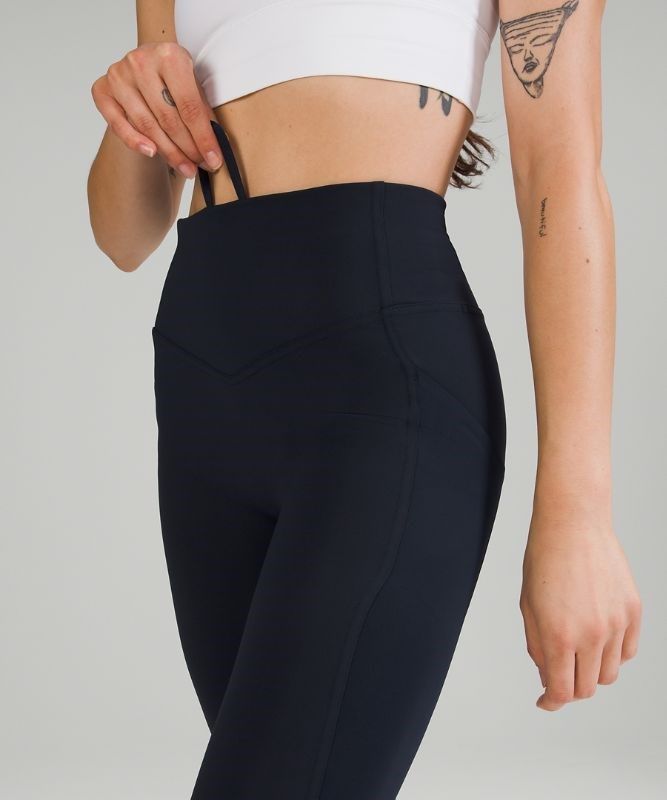Lululemon All the Right Places High-Rise Drawcord Waist Crop 23 Leggings Dam Marinblå | AOSV-07652