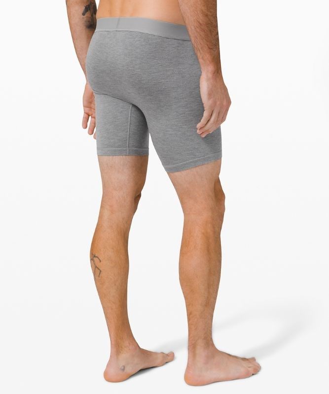 Lululemon Always In Motion Boxer 7 3 Pack Underkläder Herr Svarta Grå Marinblå | JRIW-01849