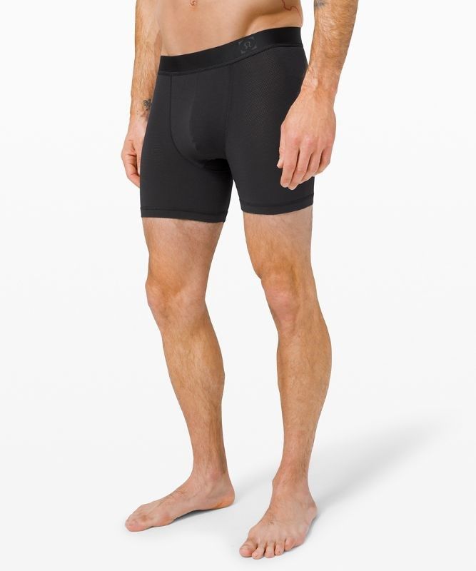 Lululemon Always In Motion Boxer Mesh 5 Underkläder Herr Svarta | GJRD-38056
