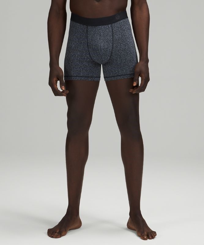 Lululemon Always In Motion Boxer Mesh 5 Underkläder Herr Blå Marinblå | GCSQ-85619