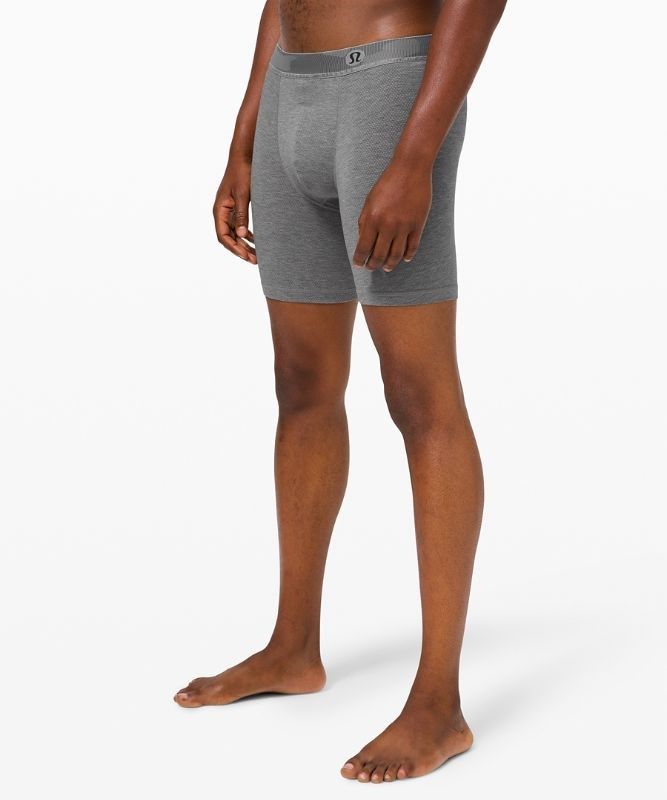 Lululemon Always In Motion Boxer Mesh 7 Underkläder Herr Grå | ZBDW-78012