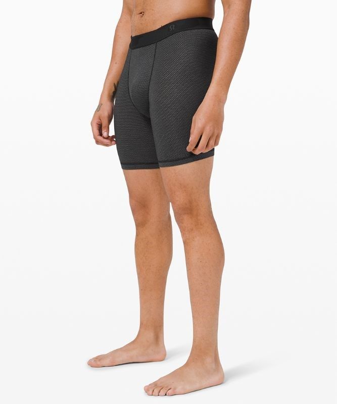 Lululemon Always In Motion Boxer Mesh 7 Underkläder Herr Svarta | DIPW-41098