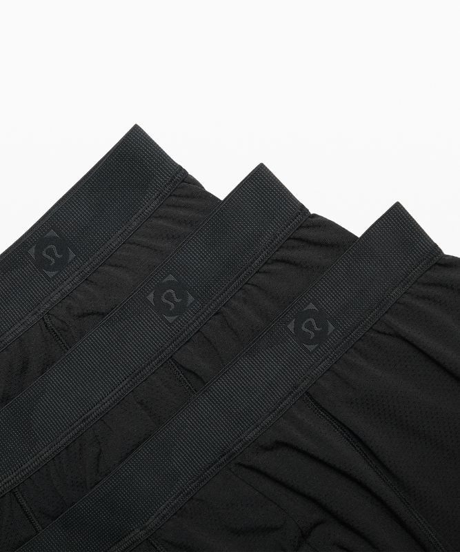 Lululemon Always In Motion Boxer Mesh 7 3 Pack Underkläder Herr Svarta Svarta Svarta | AHOD-63594