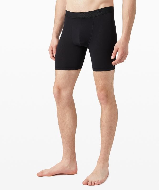 Lululemon Always In Motion Boxer Mesh 7 3 Pack Underkläder Herr Svarta Svarta Svarta | AHOD-63594