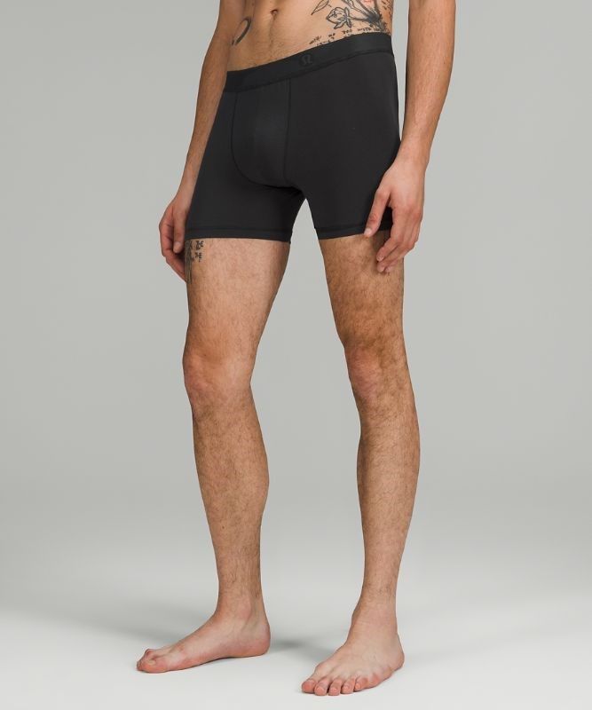 Lululemon Always in Motion Boxer Mesh 3 Pack Underkläder Herr Svarta Svarta Svarta | ENSK-87649