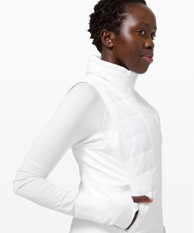 Lululemon Another Mile Vest Jackor Dam Vita | OLZE-52043
