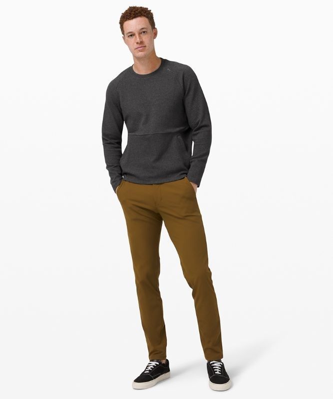 Lululemon At Ease Crew Tröjor Herr Svarta Svarta | NAVX-50483