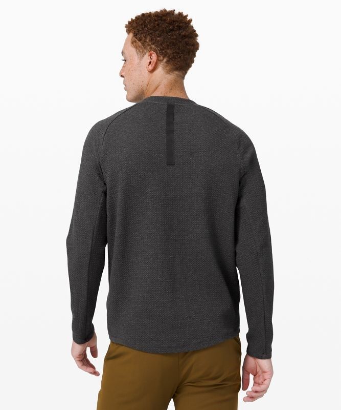 Lululemon At Ease Crew Tröjor Herr Svarta Svarta | NAVX-50483
