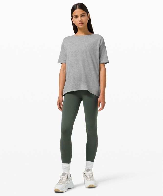 Lululemon Back In Action Short Sleeve Blast Dam Grå | ZOWA-91803