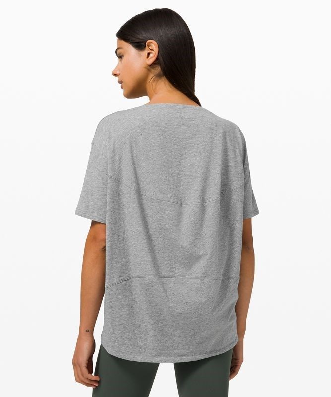 Lululemon Back In Action Short Sleeve Blast Dam Grå | ZOWA-91803