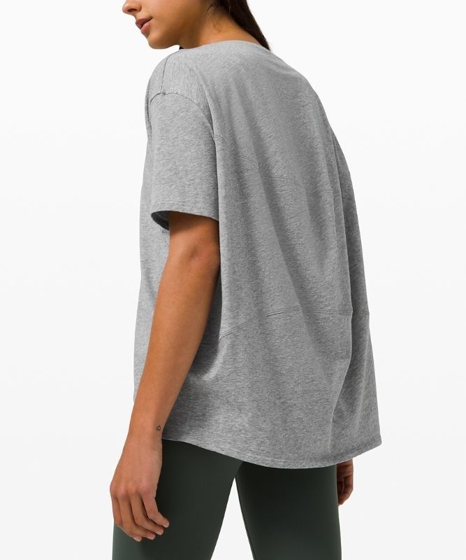 Lululemon Back In Action Short Sleeve Blast Dam Grå | ZOWA-91803