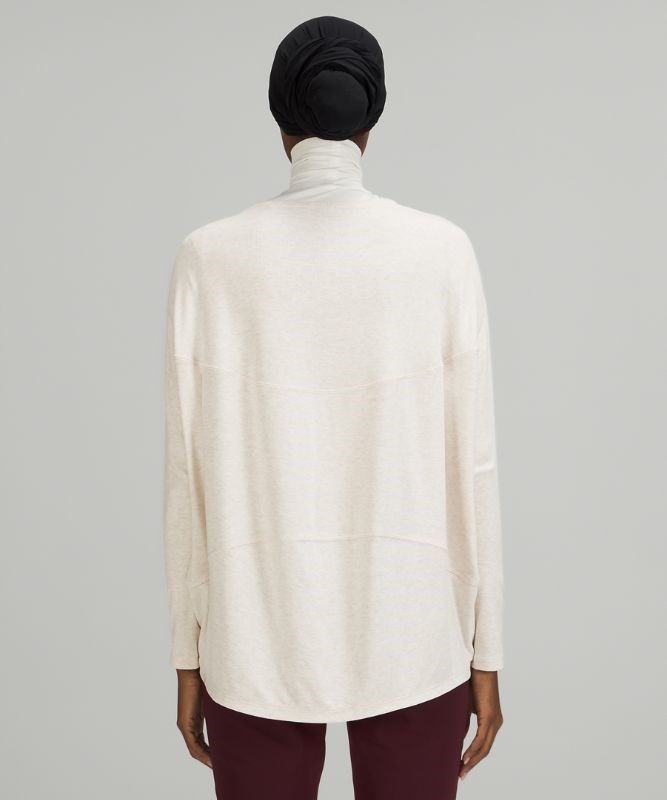 Lululemon Back in Action Ribbed Long Sleeve Shirt Blast Dam Vita | DVUC-91052